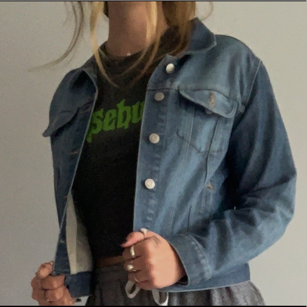 Lightwash Denim Jacket - Gap